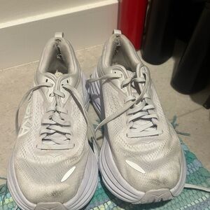 Hoka White Athletic Shoes